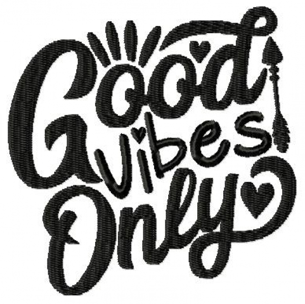 Good Vibes only 4'x4'